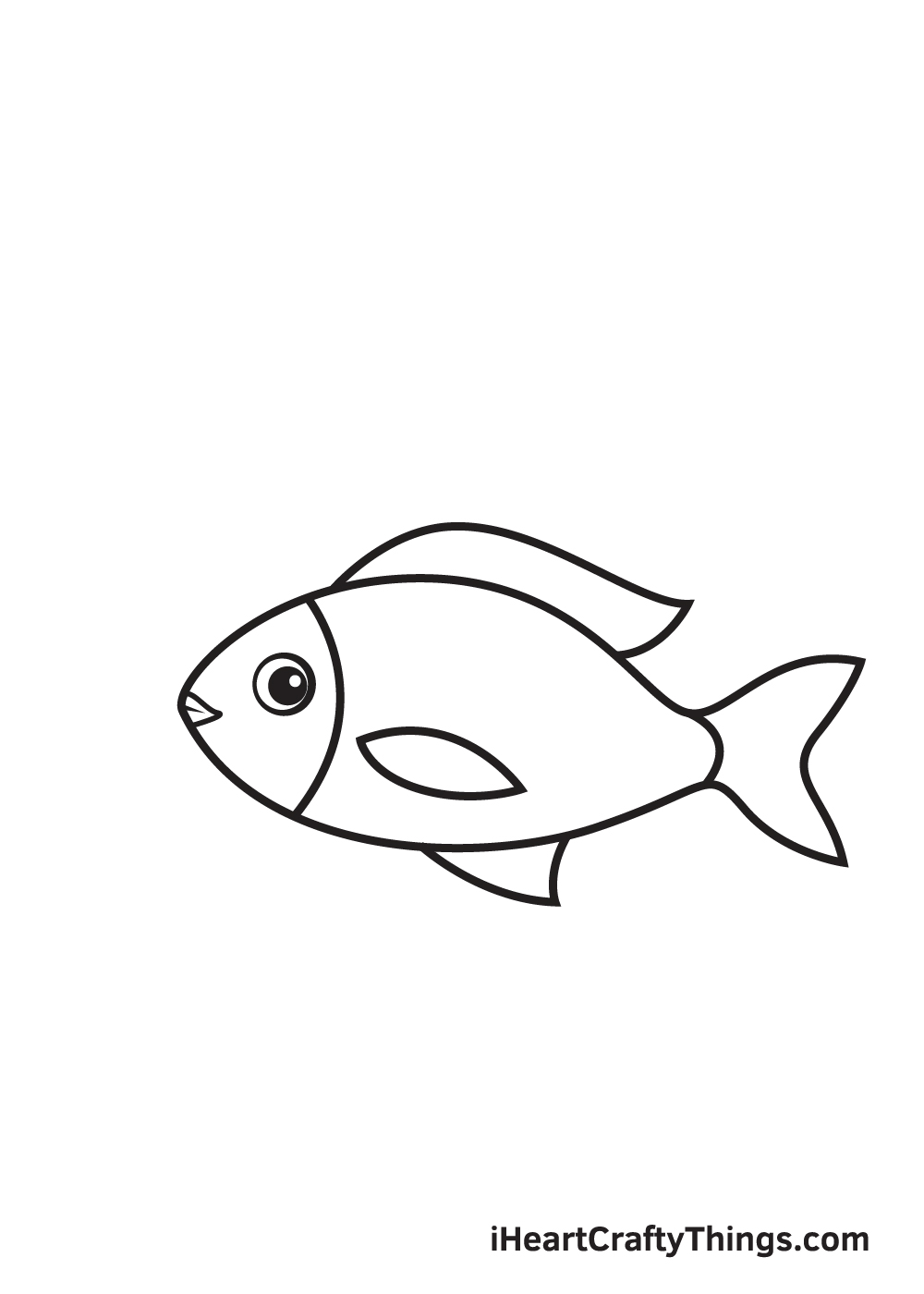fish drawing - step 7