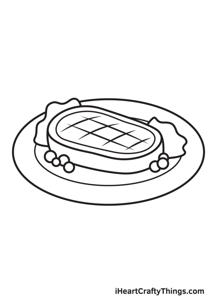 Food Drawing - How To Draw Food Step By Step
