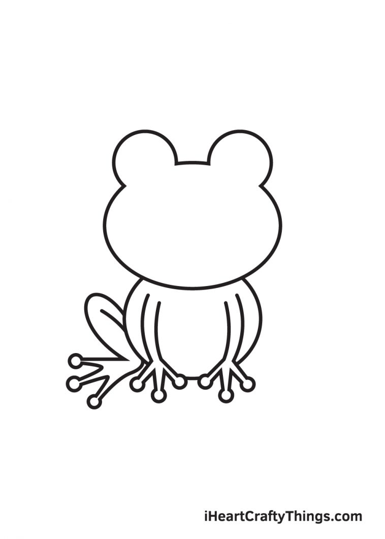 Frog Drawing - How To Draw A Frog Step By Step