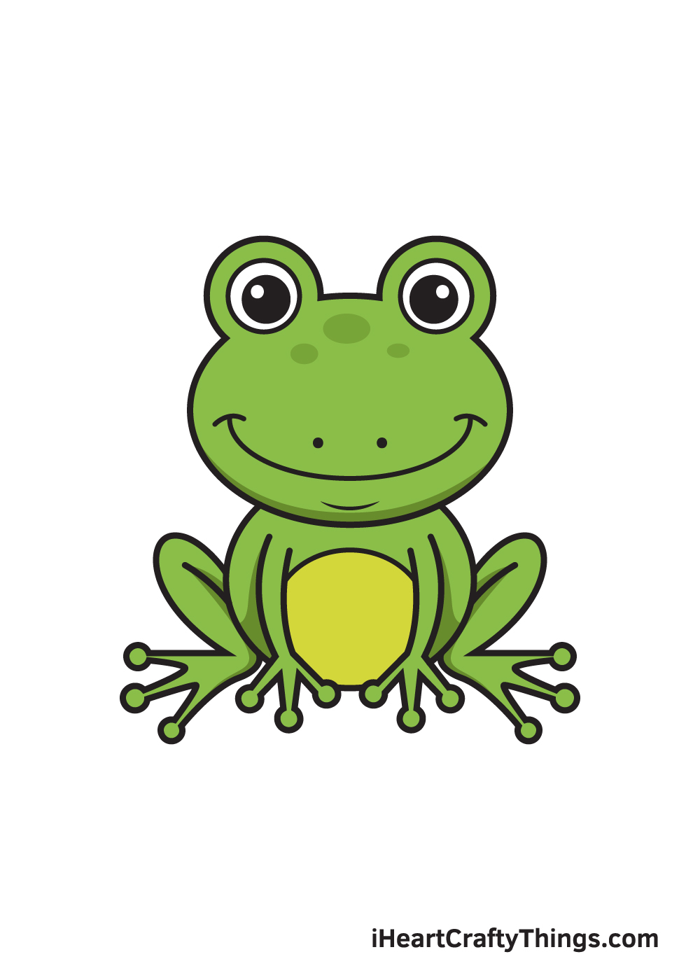 Frog Drawing – 9 Steps