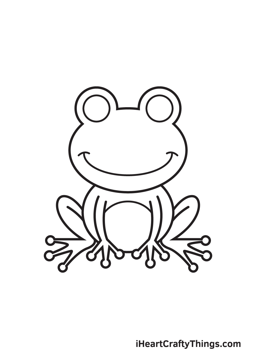 Frog Drawing – Step 8