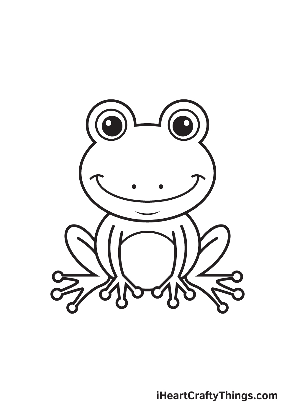 Frog Drawing – Step 9