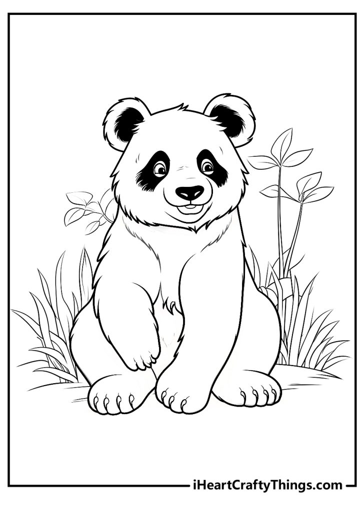 Giant Panda Coloring Pages (Updated 2024)