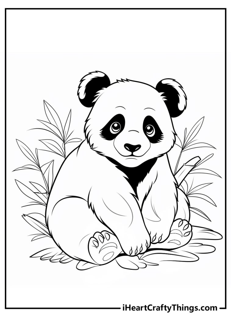 Giant Panda Coloring Pages (Updated 2024)