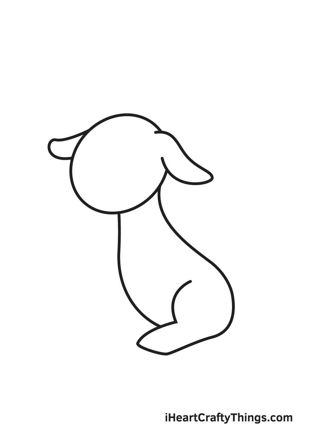 goat drawing - step 4