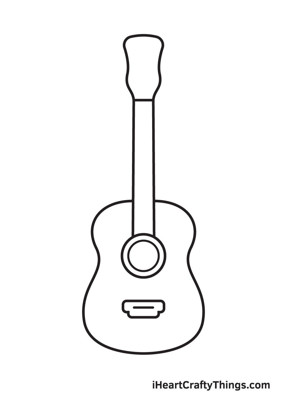 Guitar Drawing – Step 5