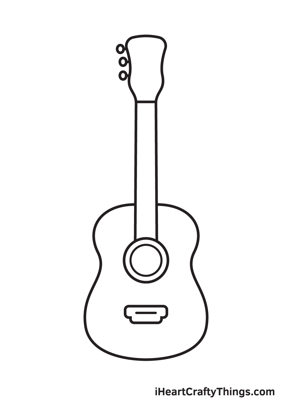 Guitar Drawing – Step 6