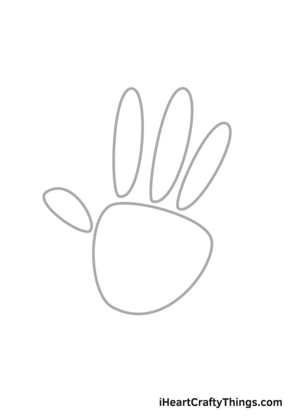 Hand Drawing - How To Draw A Hand Step By Step