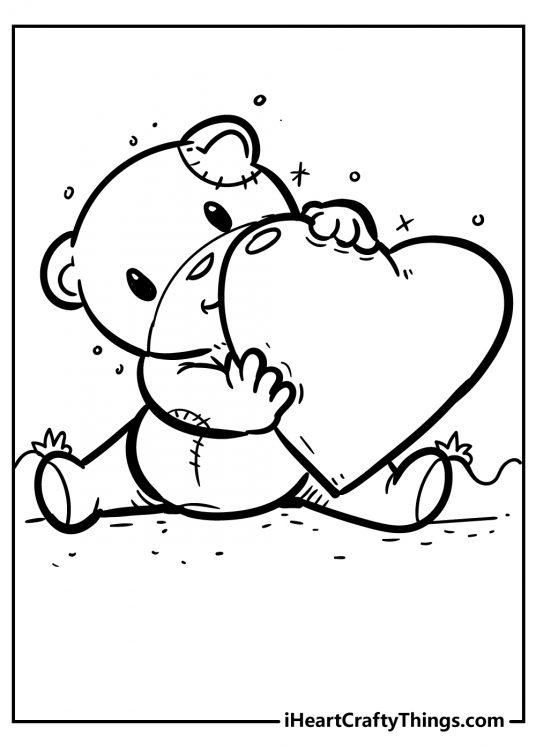 59 Heart Coloring Pages (Cute Free PDF Printables For Kids)