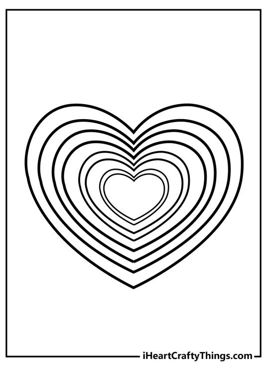 Heart Coloring Pages - Unique Designs To Color (2022)