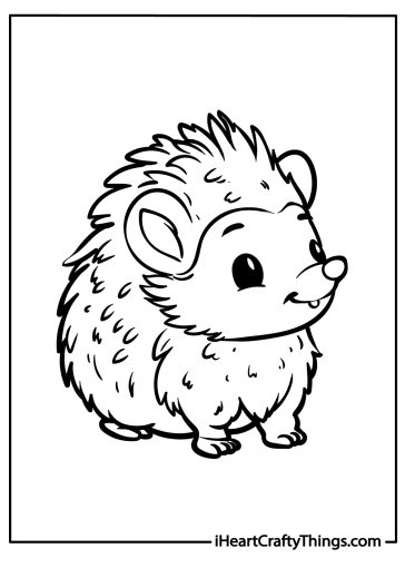 15 Hedgehog Coloring Pages (100% Free Printables)