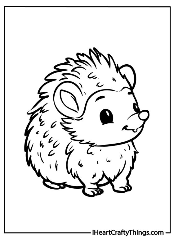 15 Hedgehog Coloring Pages (100% Free Printables)