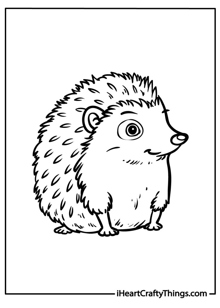 15 Hedgehog Coloring Pages (100% Free Printables)
