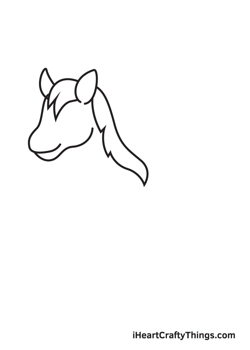 horse drawing - step 3