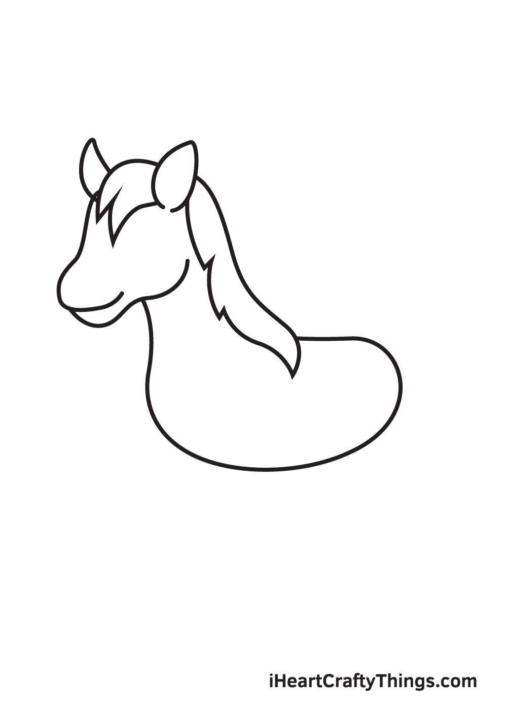 horse drawing - step 4