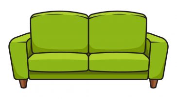 How to Draw Couch Image