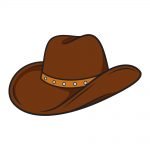 how to draw cowboy hat image