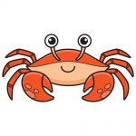 How to Draw Crab Image