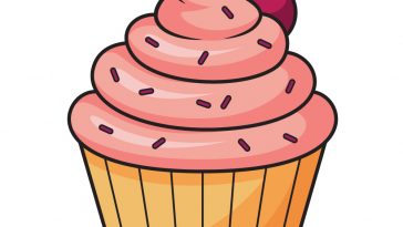 How to Draw Cupcake Image