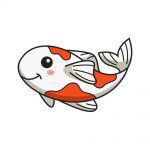how to draw koi fish image