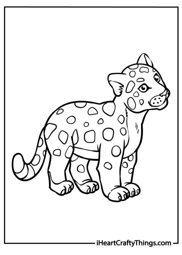 Jaguar Coloring Pages (100% Free Printables)