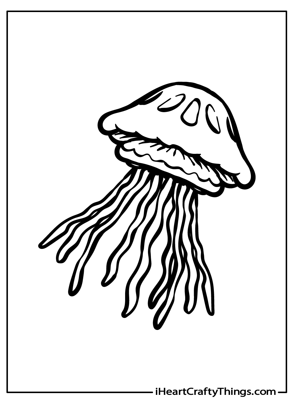 New Original Jellyfish Coloring Pages