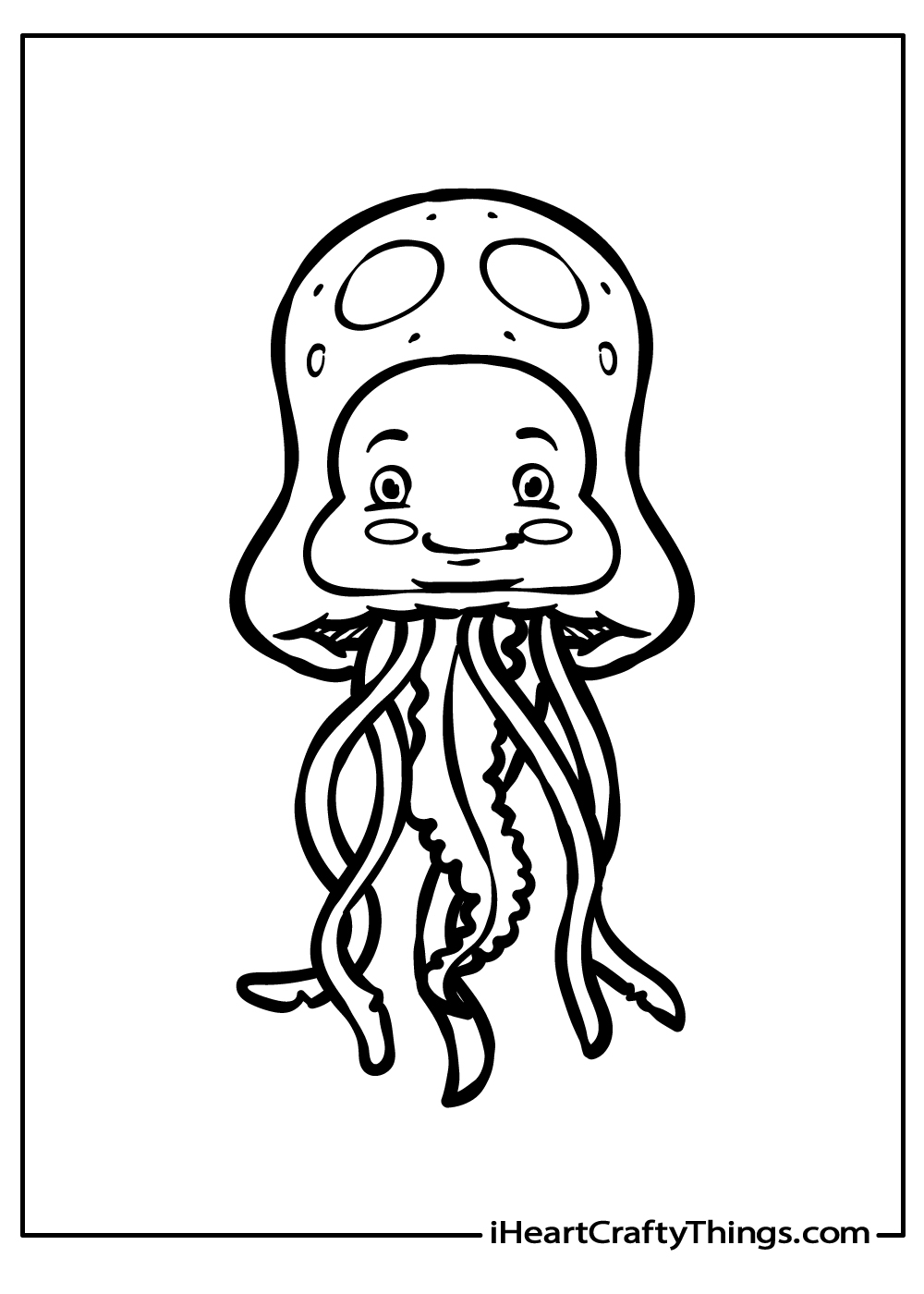 Jellyfish Coloring Sheets for Kids