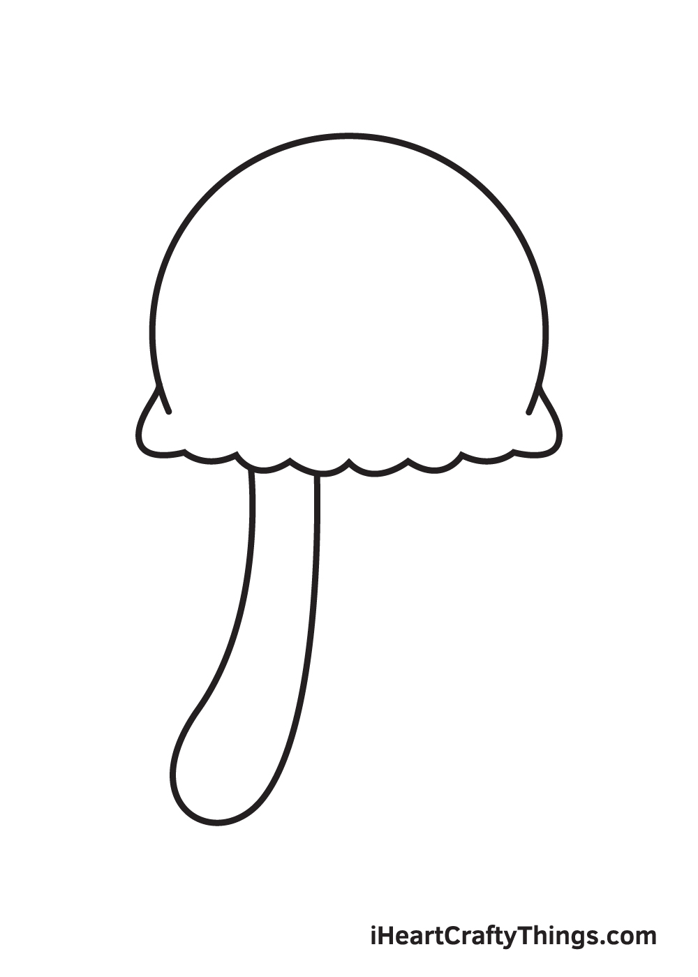 jellyfish drawing step 3