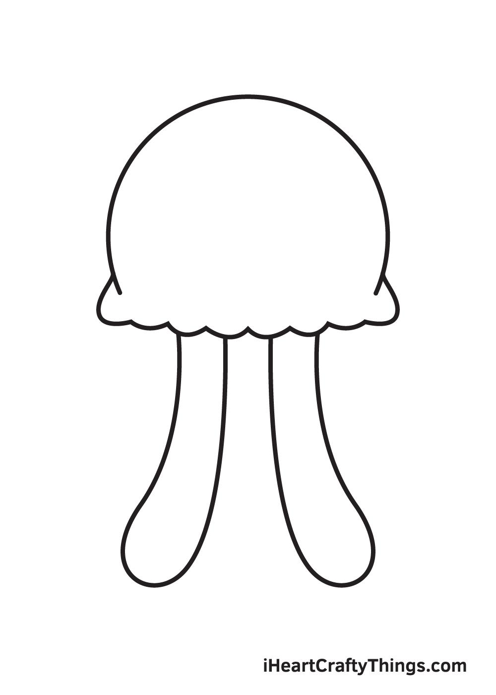 jellyfish drawing step 4