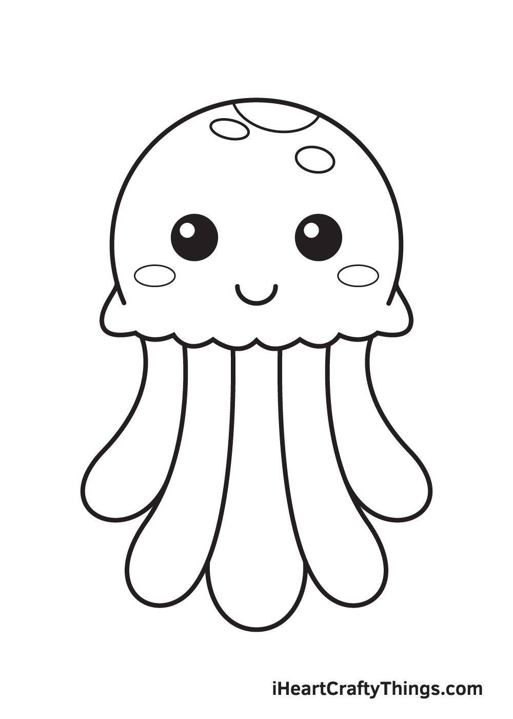 jellyfish drawing step 9