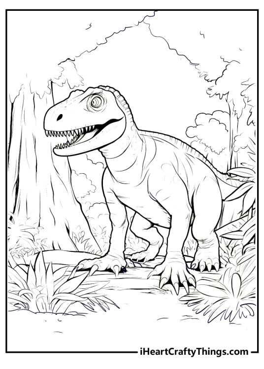 Jurassic Park Coloring Pages (100% Free Printables)