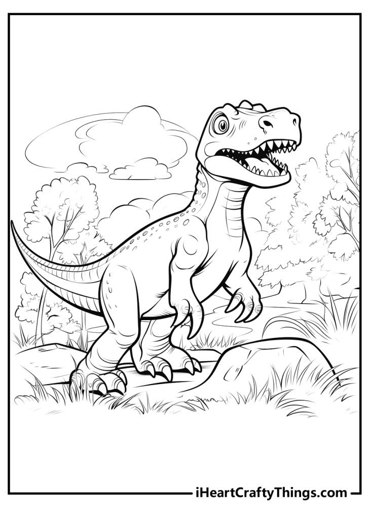 Jurassic Park Coloring Pages (100% Free Printables)