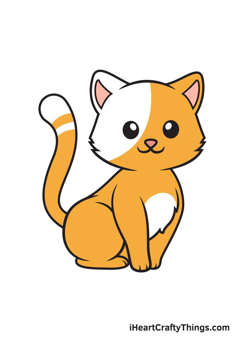 cute kitten drawing