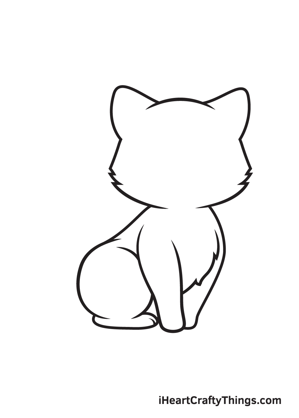 Kitten Drawing – Step 5