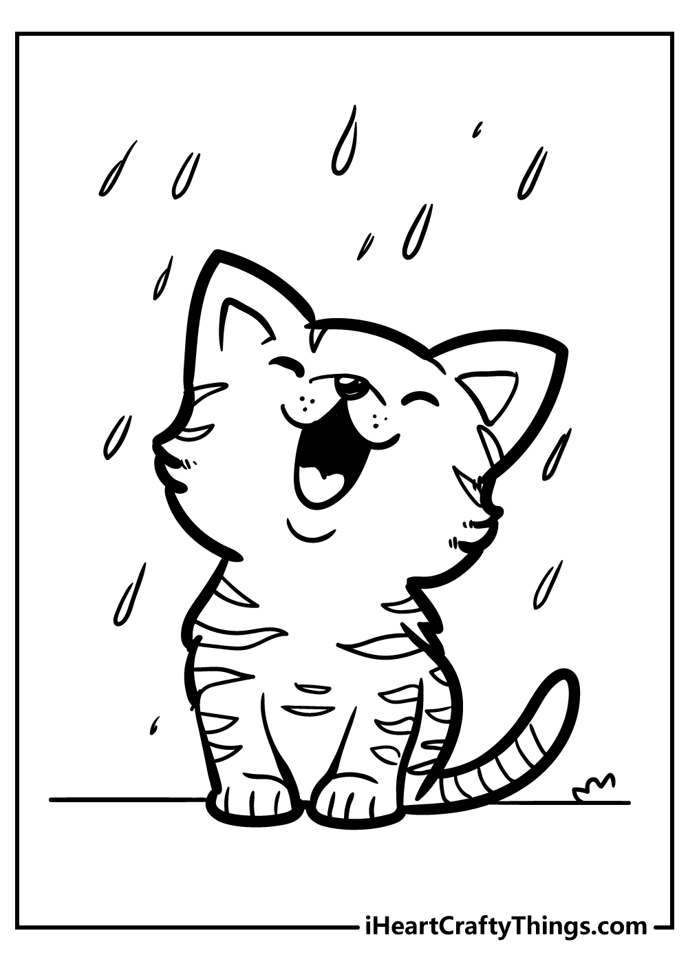 coloring pages of kitties