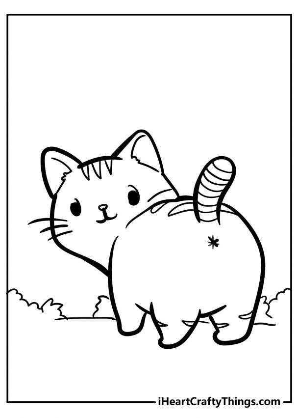 Kitten Coloring Pages (100% Free Printables)