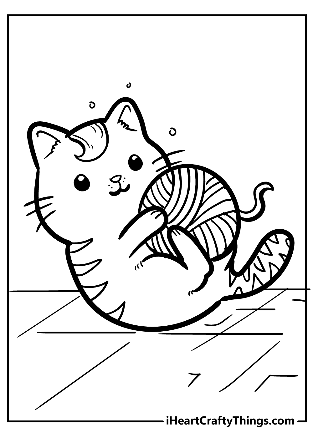 cat coloring pages for kids