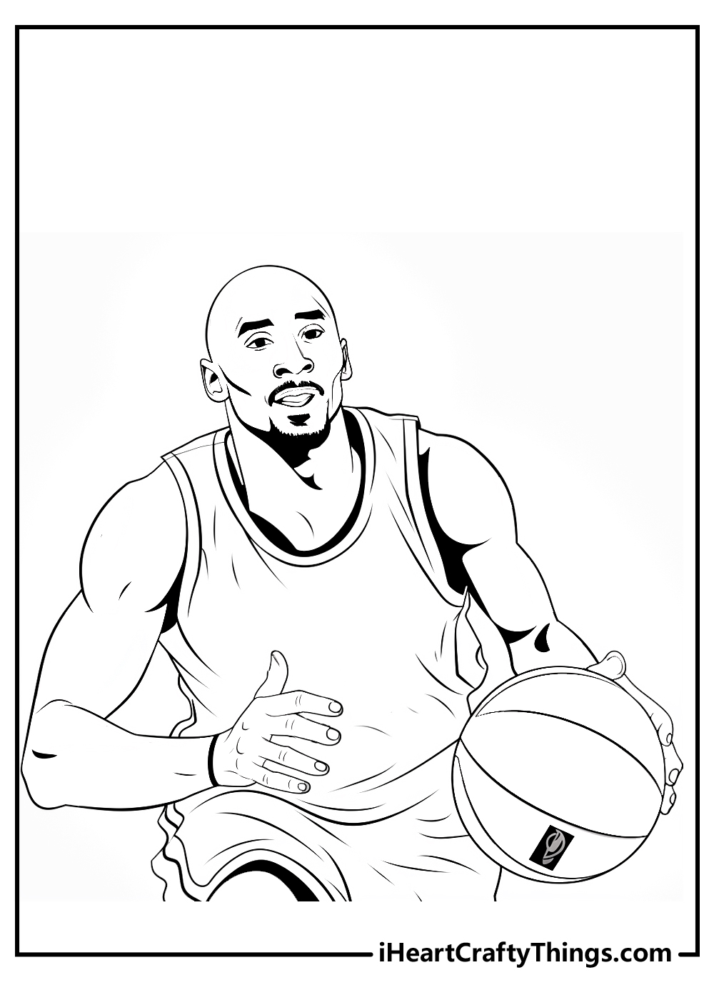 Download An Iconic Cartoon Representation of Kobe Bryant Wallpaper