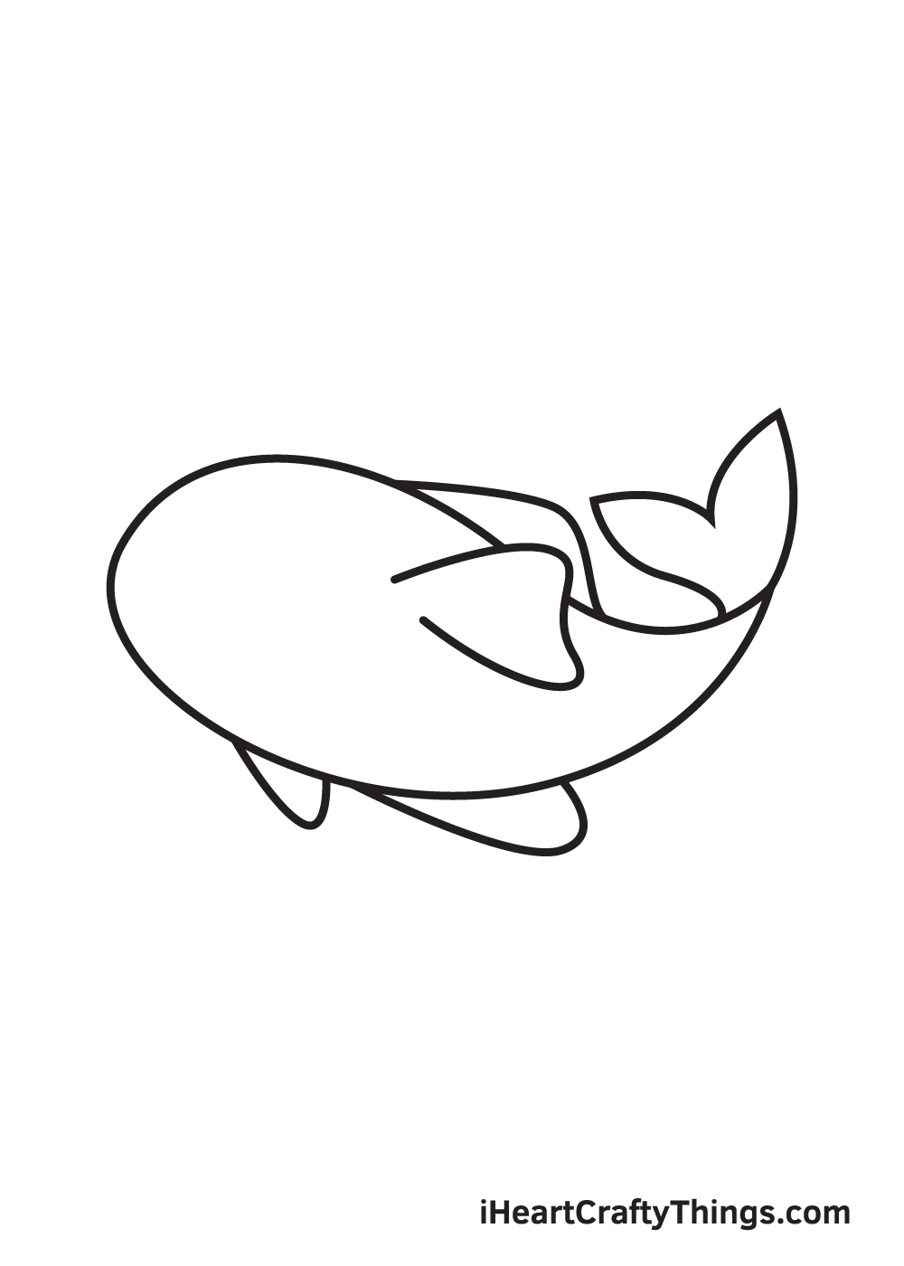 Easy How to Draw a Fish Tutorial and Fish Coloring Page