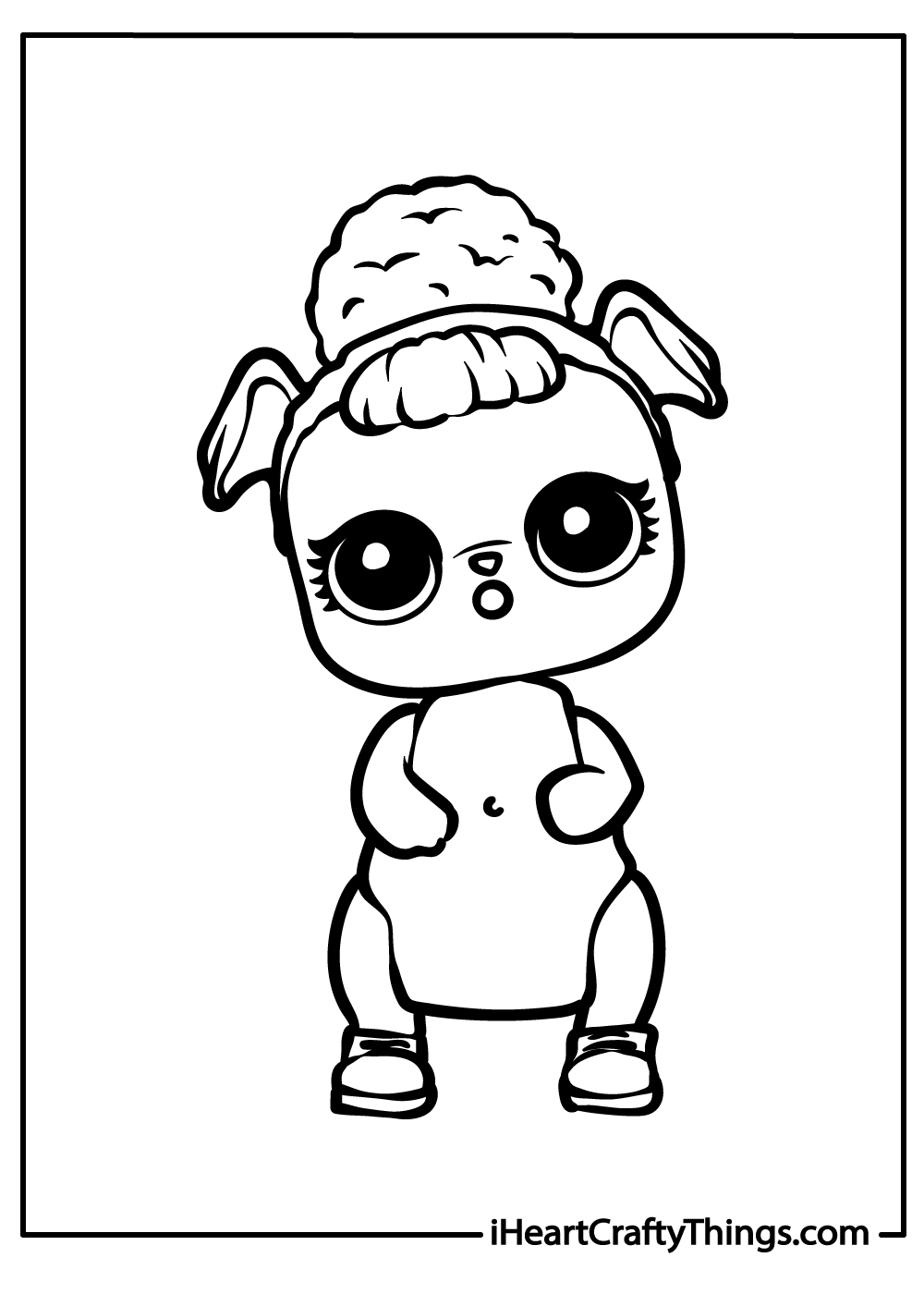 LOL Surprise Pet Lucky Luxe  Dog coloring page, Animal coloring pages,  Puppy coloring pages