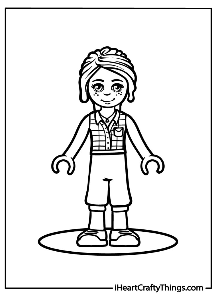 LEGO Friends Coloring Pages (100% Free Printables)