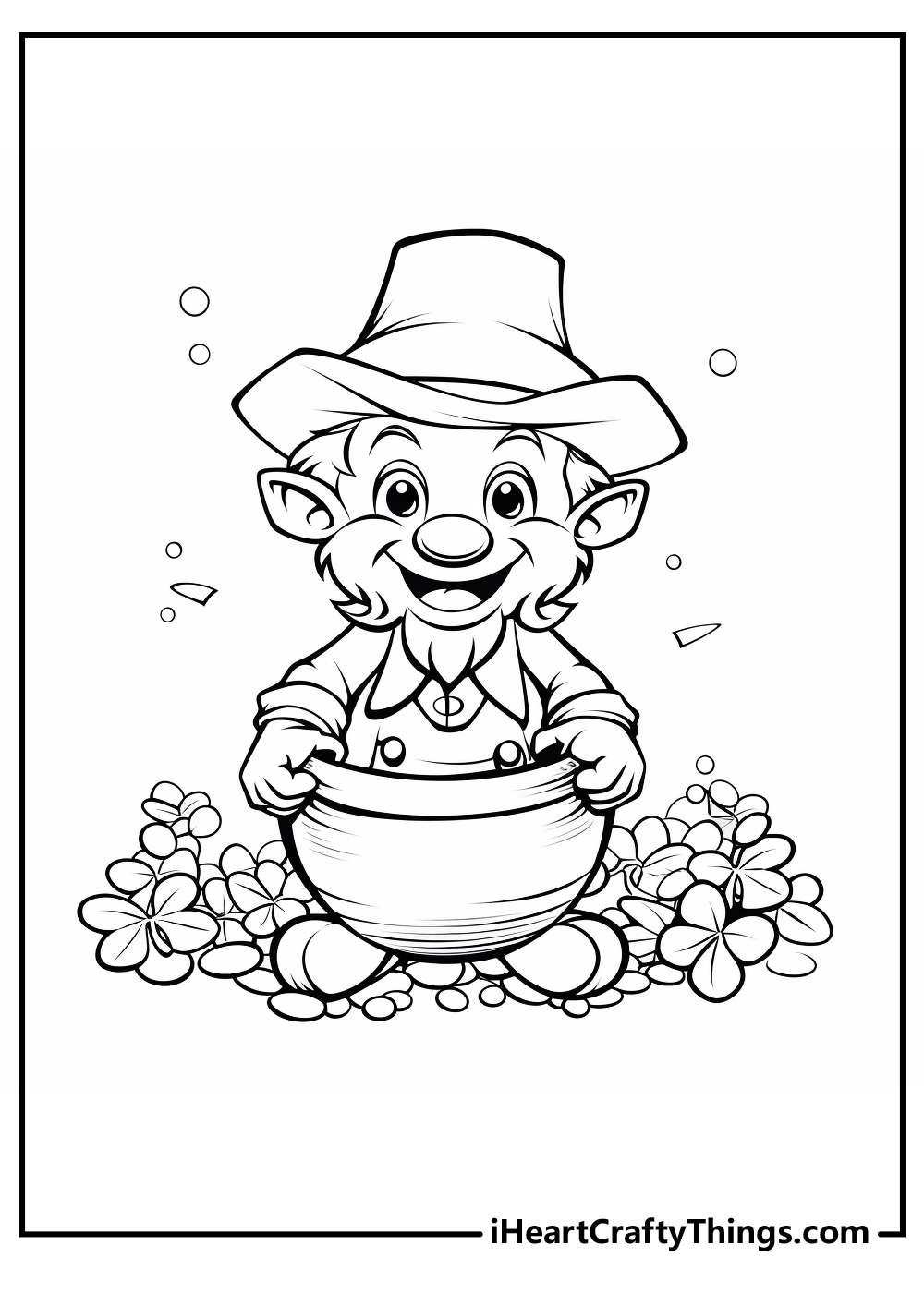 Leprechaun Coloring Pages for kids