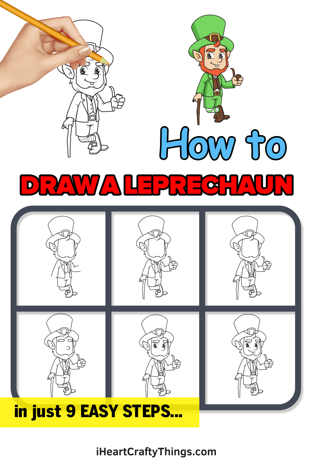 How to Draw a Leprechaun in 9 Easy Steps