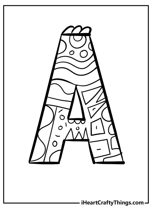 Letter A Coloring Pages (100% Free Printables)