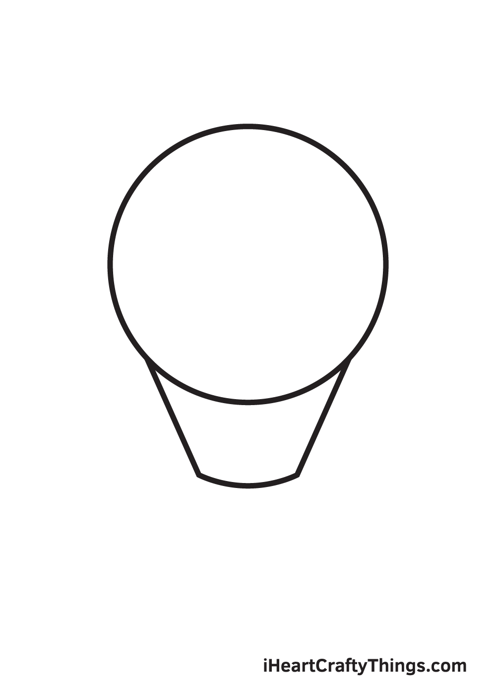 light bulb drawing step 2