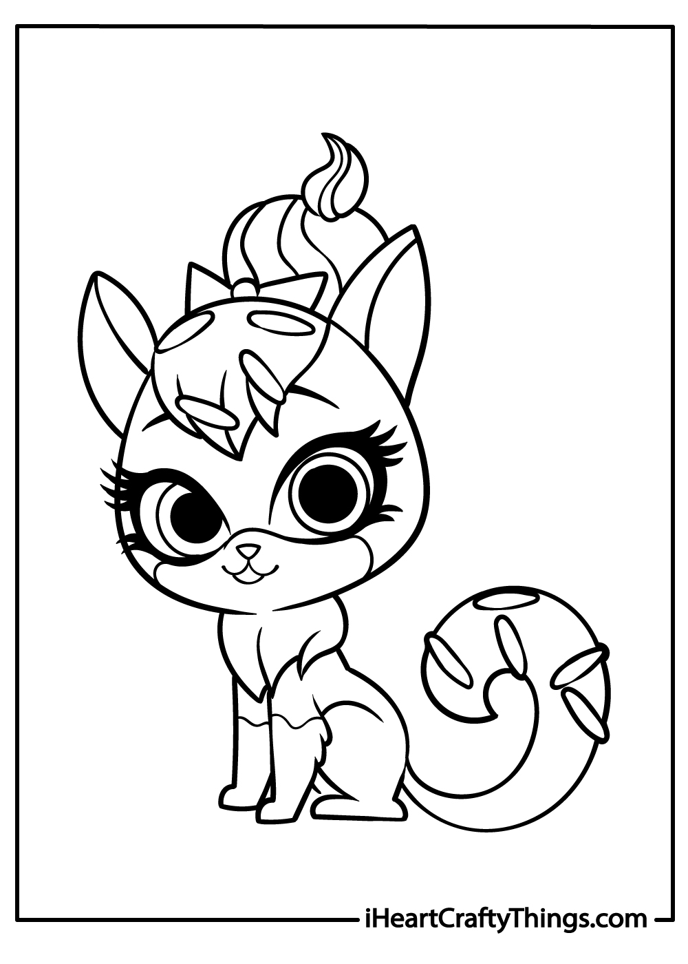 black-and-white littlest pet shop coloring pages 