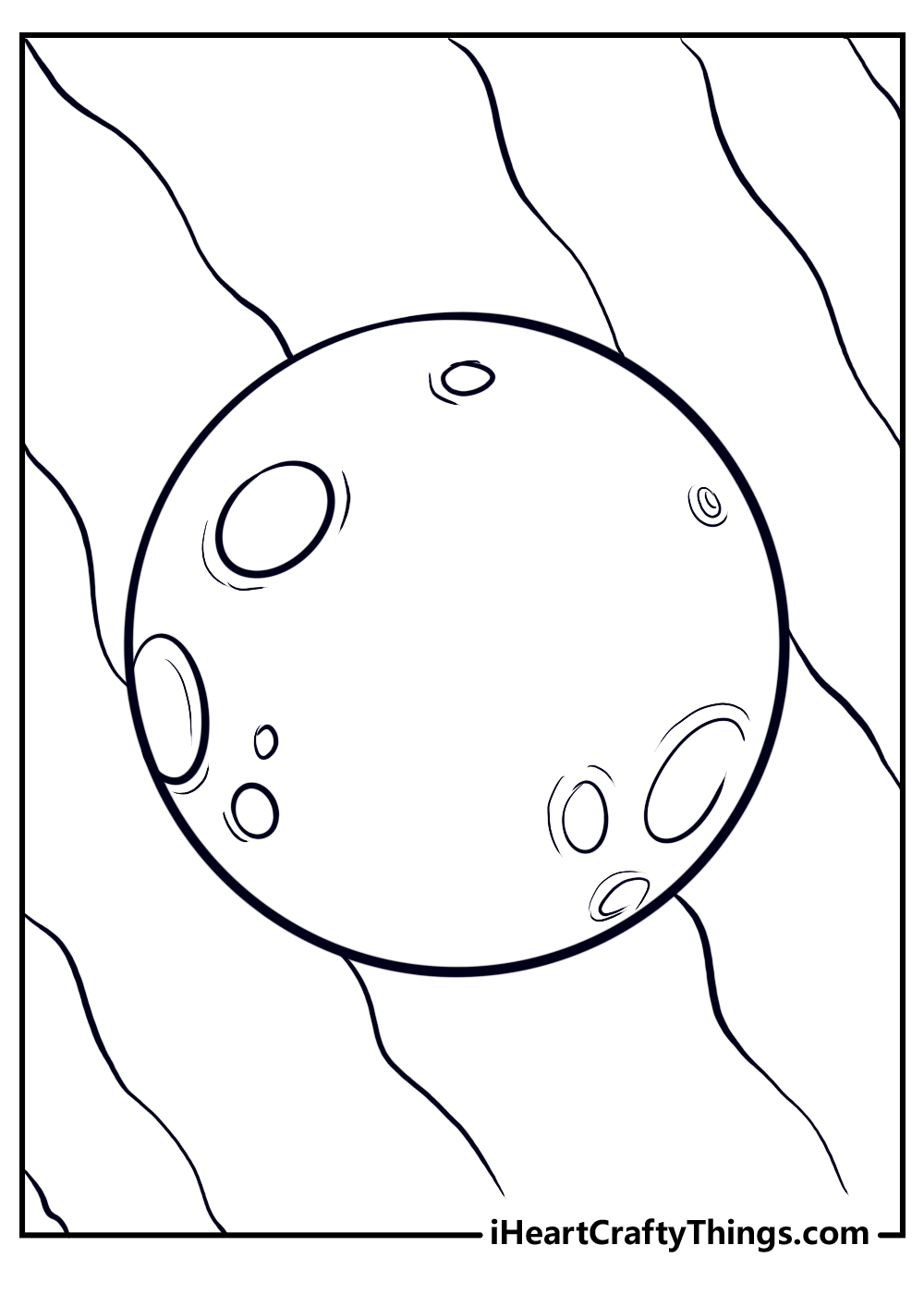 full moon coloring pages for kids