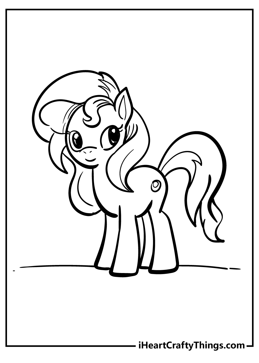 coloring pages for girls my little pony