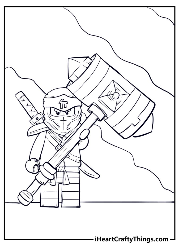 Lego Ninjago Coloring Pages (100% Free Printables)