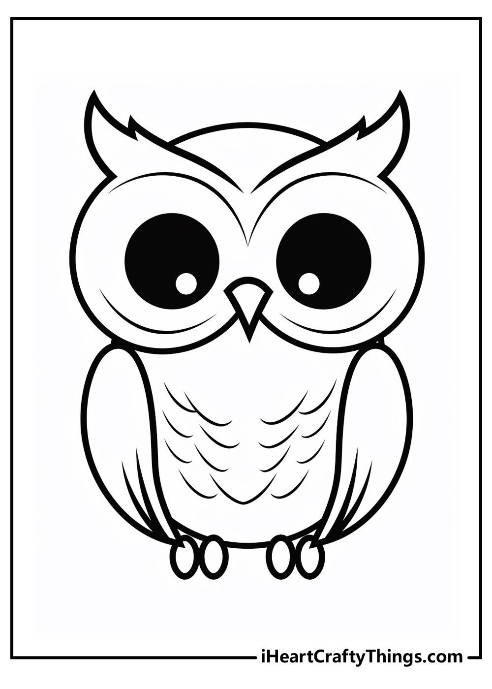 owl coloring pages for kids